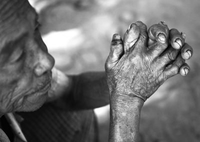 Hands of hard life (Burma)