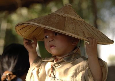The little boy and his hat (Burma)